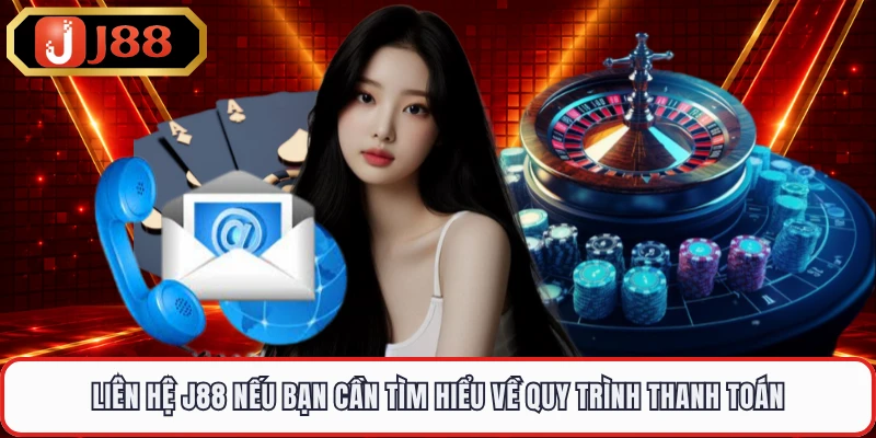 Liên hệ J88 nếu bạn cần tìm hiểu về quy trình thanh toán