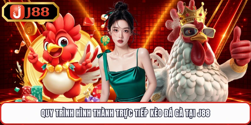 Quy trình hình thành trực tiếp kèo đá gà tại J88